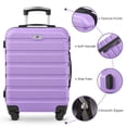 thumbnail image 5 of Gowill 5 Piece Luggage Sets,20/24/28 inch Hardside Lightweight ABS Suitcase With Expandable Duffle Bag (Purple), 5 of 13
