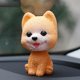 thumbnail image 1 of Coche que sacude la cabeza Adornos para perros Bobblehead Perro que asiente con la cabeza Juguetes para cachorros Tablero de instrumentos del coche Decoración Juguete Wobble Sacudir la cabeza Muñecas JAMW Sencillez, 1 of 2