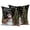 Black, variant on Orange Red Leaves Fall Outdoor Pillow Covers 20"x12" Set of 2,Waterproof Throw Pillow Covers for Patio Furniture,Autumn Botanical Thanksgiving Decorative Cushion Pillowcases for Garden Couch Sofa