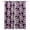 Purple, variant on Orange Floral Kitchen Curtains Abstract Watercolor Flower Leaf Plant Cafe Short Curtains for Bathroom Blackout Window Curtain Grommet Small Window Treatment Drapes for Bedroom Living Room 42"x45"x2