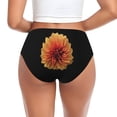 thumbnail image 3 of Womens Underwear Orange Dalia Cuteness No Show Seamless Underwear for Women, Soft Stretch Women's Panties, Hipster Ladies Panties Bikini Underwear Briefs, 3 of 6