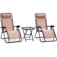 thumbnail image 1 of SereneLife SereneLifeHome Zero Gravity Lounge Chair, One Size, Cream, 1 of 5