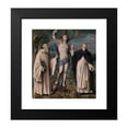 thumbnail image 2 of Bacchiacca 15x16 Black Modern Framed Museum Art Print Titled - San Sebastiano Among the Ss. Romualdo and Vincenzo Ferrer, 2 of 5