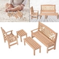 thumbnail image 1 of Muebles en miniatura para casa de muñecas, mesa para casa de muñecas a escala 1:12, muebles en miniatura, sillas, muebles en miniatura, rendimiento confiable, 1 of 11