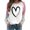Black, variant on Hpapadks Womens Sweatshirt Ladies Valentine's Day Love Print Gradient Long Sleeve Thin Hoodless Hoody Womens Crewneck Sweatshirt