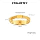 thumbnail image 4 of Pulsera para hombre de acero inoxidable con acabado dorado, 4 of 4