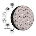 thumbnail image 3 of Bingfone Dachshund Dog Puppy Spare Tire Cover Weatherproof Universal Wheel Protectors for RV Camper Travel Trailer SUV Truck-17 inch, 3 of 8
