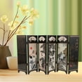 thumbnail image 3 of Traditional Chinese Antique Screen Chinese Small Screen Vintage Wooden Divider Screen Table Folding Screen Interior Display Screen Decoration, 3 of 9