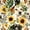 Dog Sunflower Pattern, variant on FORMRS Acrylic Clipboard with Low Profile Clip Standard A4 Letter Size, 12.5" x 9", Dog Sunflower Pattern