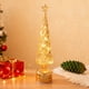 thumbnail image 5 of Adorno Navideño Giratorio de Cristal Iluminado para Árbol de Navidad. Decoraciones de Mesa de Cristal Giratorio., 5 of 6