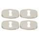 thumbnail image 2 of Cubierta de Cerradura de Puerta de Acero Inoxidable ANGGREK 4 Uds Protección Fuerte para 208 308 408 508 2008 3008, 2 of 8