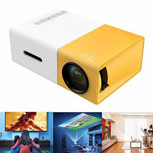 beruset jord kandidat Mini Projector, Meer YG300 Portable Pico Full Color LED LCD Video Projector  for Children Present, Video TV Movie, Party Game, Outdoor Entertainment  with HDMI USB AV Interfaces and Remote Control - Walmart.com