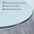 thumbnail image 3 of SUDICA 18.11" Round Glass Table Top, Clear Tempered Glass, 0.24" Thick, 1 Piece for Dining Room Kitchen Office, 3 of 11