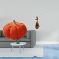 thumbnail image 2 of Almohada de calabaza de Halloween con figura de animal de juguete de calabaza para tirar, hecha de felpa suave y madera, adecuada para regalar en la d, 2 of 8