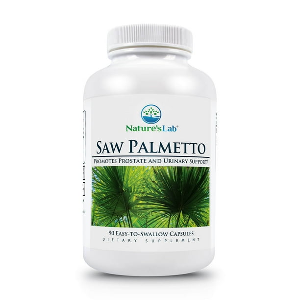 Nature's Lab Saw Palmetto 450 mg - 90 Capsules - Walmart.com