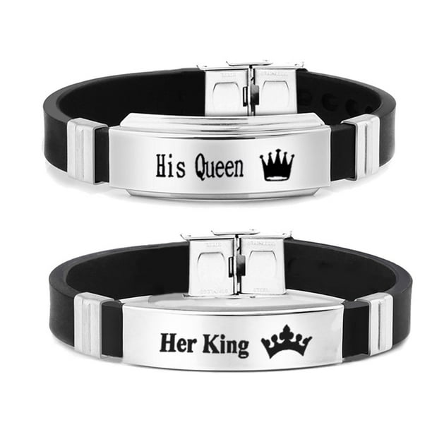 His queen her king armband deals