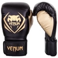 thumbnail image 1 of Guantes de boxeo Venum Contender de piel sintética negra/dorada, 1 of 4
