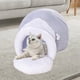 thumbnail image 5 of Fiudx Cama para Gatos Fossa, Diseño Grueso y Cálido, Estructura Plegable y Cerrada, Espacio de Descanso Cómodo, Bonita y Elegante, Entorno Seguro y Privado, para Gatos de Menos de 5 Kg, Tamaño 56 X 3, 5 of 6