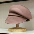 thumbnail image 4 of CoCopeaunts Newsboy Hats for Women Fashion Wool Winter Hat Sloping Brim Visor Cap Cabbie Beret Girls Paperboy Cap Ivy Hat, 4 of 7