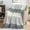 Bluish Gray/Cream, variant on Fleece Throw Blanket Twin Size, Grey Soft Fluffy Twin Blanket, Fuzzy Cozy Plush Flannel Blankets for Sofa, Comfy Warm Lightweight Twin Bed Blanket Striped (Dark Gray,60x80IN)