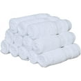thumbnail image 5 of Gold Textiles 12 Pack White Hand Towels 16x30 Inch 100% Cotton Hotel Quality Gym & Spa Quick Drying, 5 of 7