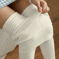 thumbnail image 1 of Collants Épais Jambes Sans Loi Faux Translucides Chauds en Molleton Bas, 1 of 9