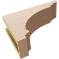 thumbnail image 6 of 4"W x 12"D x 8"H Classic Hughes Rough Cedar Woodgrain TimberThane Corbel, Primed Tan, 6 of 6