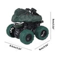 thumbnail image 3 of Apmemiss Bath Toys for Kids Ages 4-8 Clearance Dinosaur Toy Pull Back Car - 3 Realistic Pull Back Dinosaur Car Toys for Christmas Gifts for Kids Boys and Girls 3+ Deals of the Day, 3 of 5