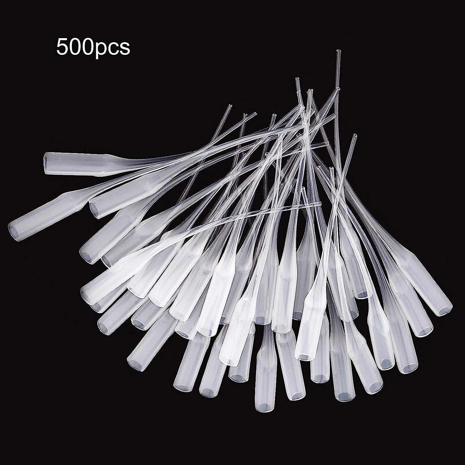 Glue Tips 100pcs Plastic Glue Micro-Tips Glue Extender Precision CA Glue  Applicator for Arts Crafts Hobby Projects Guitar Fret Slot White 