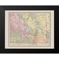 thumbnail image 2 of Cram 24x20 Black Modern Framed Museum Art Print Titled - Manitoba Canada - Cram 1892, 2 of 5