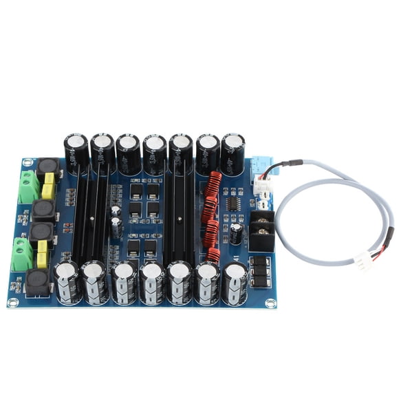 Placa amplificadora de audio digital TPA3116D2 de 2 canales con amplificador, 150 W, CC 12 V 24 V