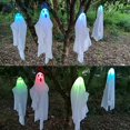 thumbnail image 2 of Halloween Glowing Hanging Flying Ghosts Horror Props for Indoor Outdoor Windows Doors Tree Decororation, 2 of 8