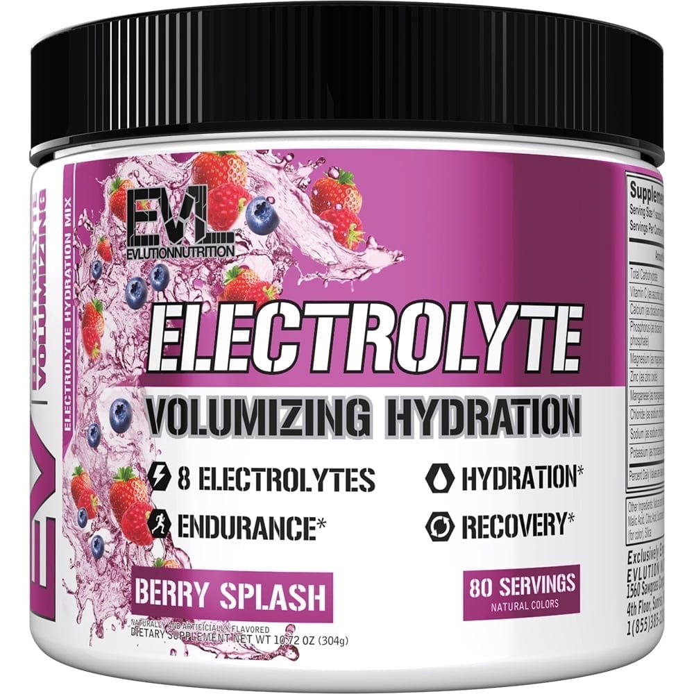 Ultimate Electrolytes Powder Hydration Drink -Quick Replenishing Hydration Powder Electrolyte Drink Mix with 8 Key Electrolytes and Antioxidants - Vegan Gluten Free Keto Friendly Blend (Berry Splash)