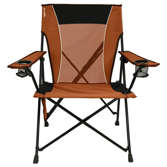 Kijaro Dual Lock Portable Camping and Sports Chair, Victoria Desert Orange
