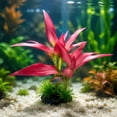 thumbnail image 4 of FastXmas Artificial Silk Aquarium Plants Ornament - Realistic Fabric Water Plants for Fish Tank & Aquascaping Decor(10.6 x 7.8 Inch), 4 of 7