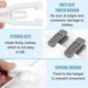 thumbnail image 4 of Clips de PláStico para Perchas para Ropa de , Clips de PláStico Resistentes para Perchas, Clips Multiusos para Perchas de Terciopelo, 4 of 5