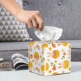 thumbnail image 6 of Gukieu bunny in Easter eggs Print Leather Tissue Box, PVC Waterproof Velcro Opening and Closing Square Tissue Box Holder, Suitable for Home and Office Decoration, 6 of 7