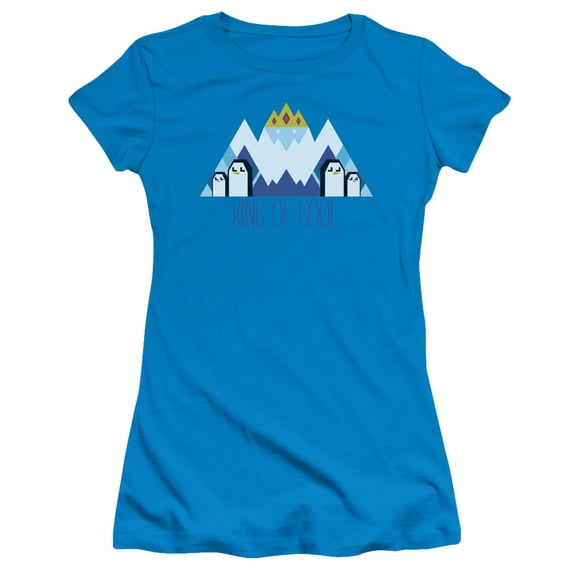 Adventure Time Ice King Geo S/S Junior Women's T-Shirt Sheer Turquoise