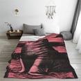 thumbnail image 5 of Rateoe Graphic Seal On Stripes Print Fuzzy Fleece Throw Blanket Extra Large,Super Soft,Fluffy and Warm Blankets for Couch,Bed,All Season Use (40"x30"), 5 of 8