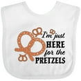 thumbnail image 3 of Inktastic I'm Just Here for the Pretzels Oktoberfest Boys or Girls Baby Bib, 3 of 4