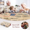 thumbnail image 5 of Nana Blanket, Nana Gifts From Grandkids, Birthday Gifts For Nana From Grandson Granddaughter, Christmas Gifts For Dad, Hug Presents For Best Nana, Nana Soft Bed Flannel Letter Throw Blanket(50"x60"), 5 of 7