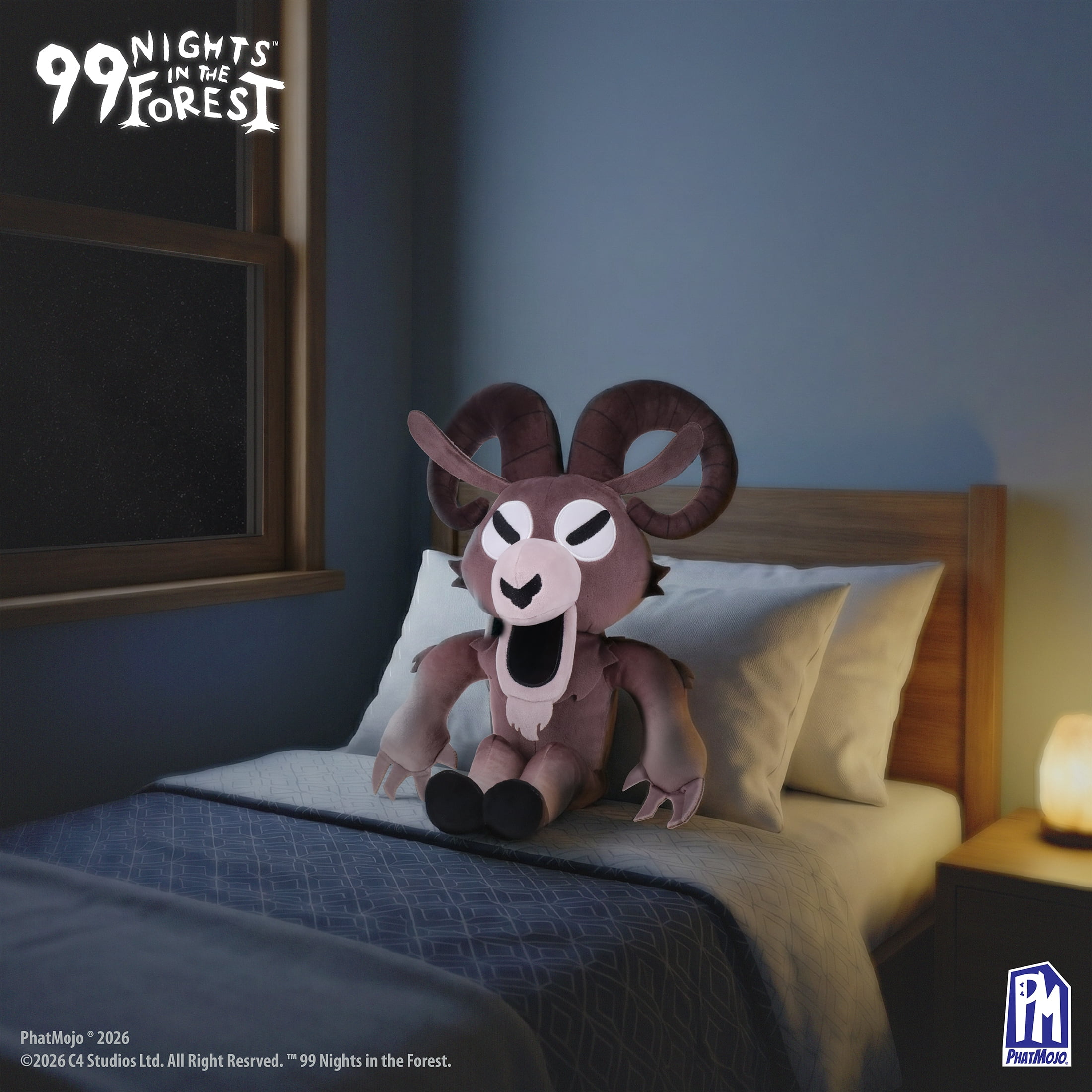99 Nights in the Forest - 15.5” Deluxe Plush - The Ram - Redeemable on Roblox - Officially Licensed Plush Toy by PhatMojo