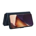 thumbnail image 6 of Wallet Case for Galaxy Note 20 Ultra, Magnetic Zipper Pouch Premium PU Leather with Kickstand Wallet Flip Shockproof Case Wrist Strap Card Slots Holder Pocket Samsung Galaxy Note 20 Ultra, Blue, 6 of 17