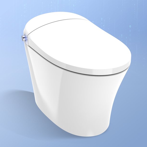 HOROW Tankless Toilet, Modern Smart Toilet, Self Cleaning One Piece
