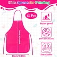 thumbnail image 2 of Delantales PLULON para niños, 30 unidades, para pintar, blusas de color rojo rosa, 2 of 6