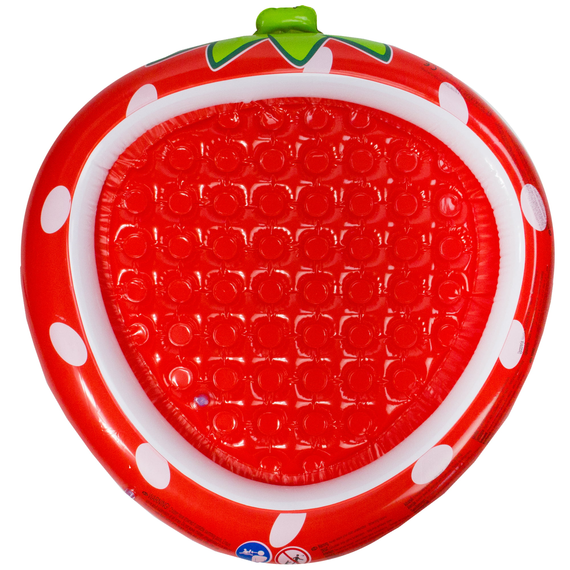 Jilong 57013 Fun Pool Baby Strawberry with Inflatable Base Red
