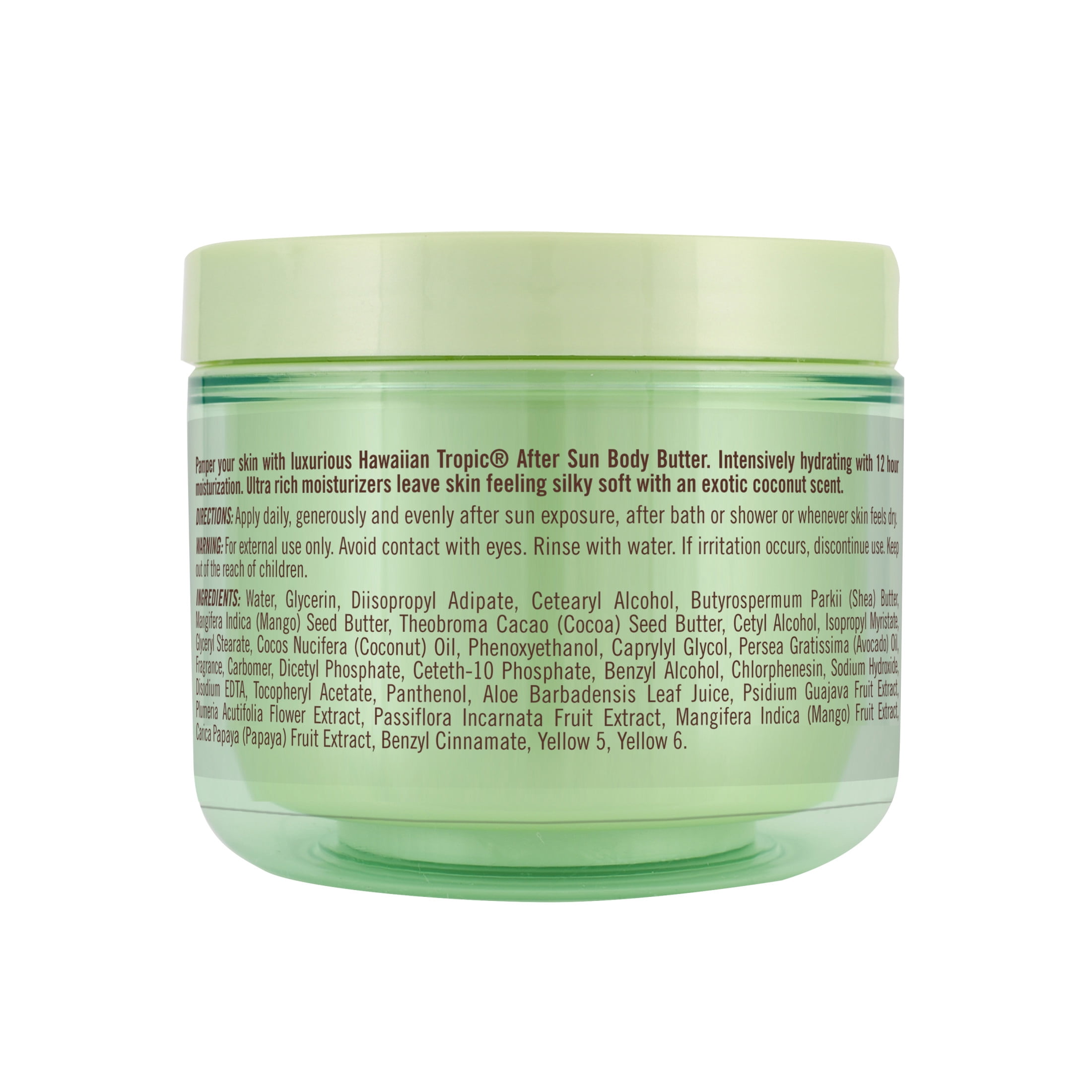 Hawaiian Tropic After Sun Body Butter with Coconut Oil, 12 Hour Moisturization, 8 oz