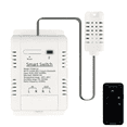 thumbnail image 2 of 3X Tuya WiFi Switch 3000W 16A Wireless Thermostat Temperature and Humidity Monitoring with Energy Consumption Monitor, 2 of 9