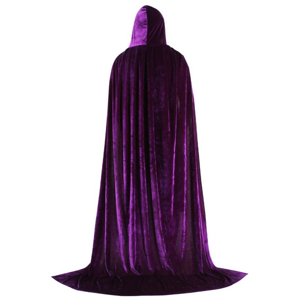 Realyc Halloween Cape Super Soft Solid Color with Hat Fine Texture ...