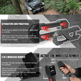 thumbnail image 5 of X-BULL Electric Winch 13500lb Load Capacity 12V DC Power Towing Truck Off-Road 2 in 1 Wireless Remote, 5 of 10